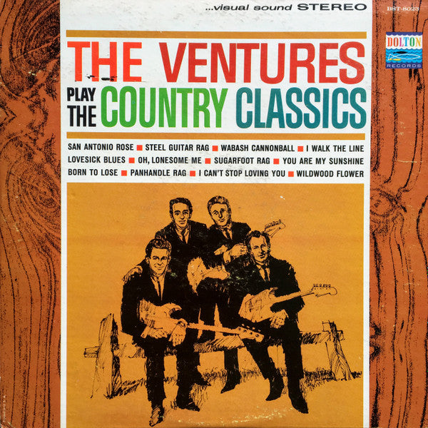 The Ventures : The Ventures Play The Country Classics (LP, Ind)