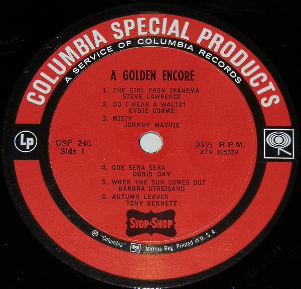 Various : A Golden Encore! (LP, Comp, Mono, Sto)