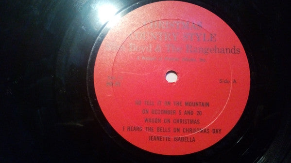 Slim Boyd And The Rangehands : Christmas Country Style (LP, Album, Mono)