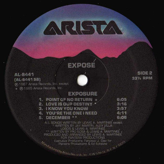 Exposé : Exposure (LP, Album, Ele)