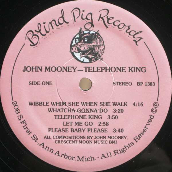 John Mooney : Telephone King (LP, Album)