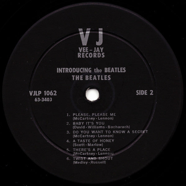 洋楽 THE BEATLES INTRODUCING THE BEATLES LP Amazon.com: Introducing The Beatles [LP, US, Vee-Jay VJLP-1062