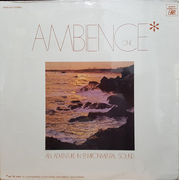 No Artist : Ambience One (An Adventure In Enviromental Sound) (LP)