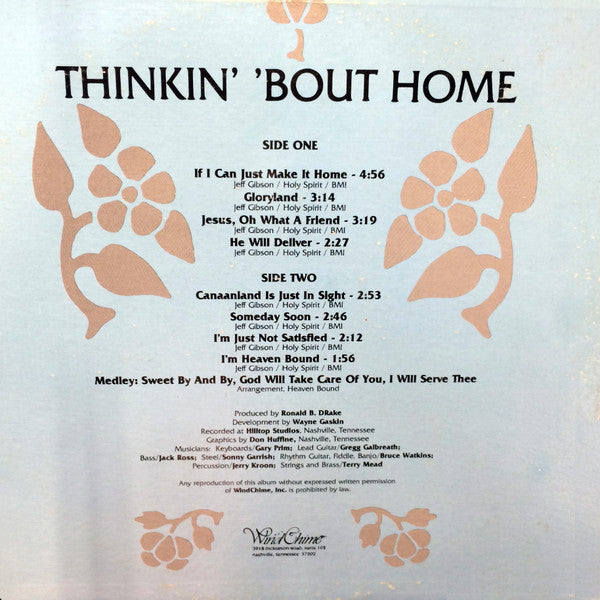Heaven Bound (3) : Thinkin' 'Bout Home (LP, Album)