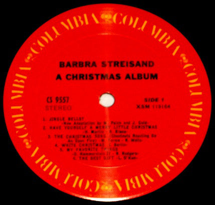 Barbra Streisand : A Christmas Album (LP, Album, RE, San)