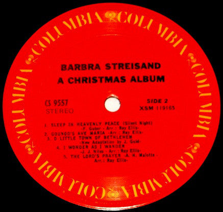 Barbra Streisand : A Christmas Album (LP, Album, RE, San)
