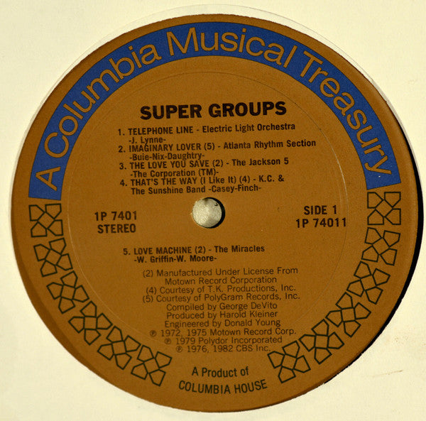 Various : Super Groups (LP, Comp, Club, Car)