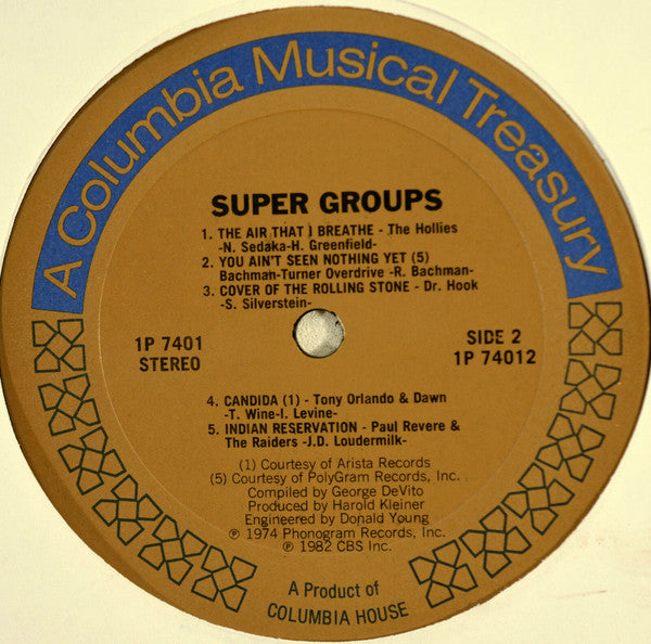 Various : Super Groups (LP, Comp, Club, Car)