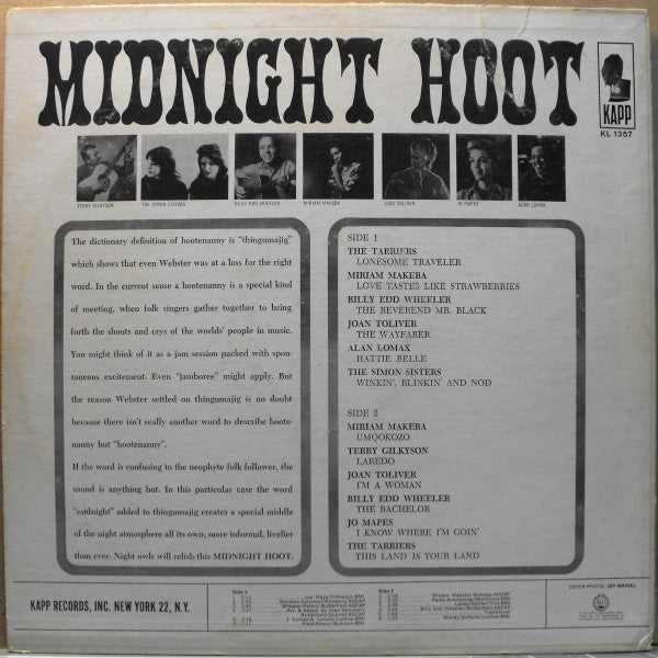 Various : Midnight Hoot (LP, Comp, Mono)