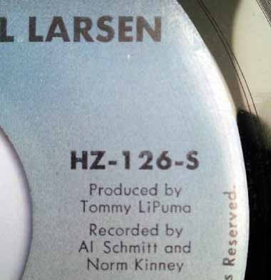 Neil Larsen : High Gear (7", Single)