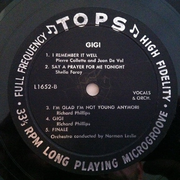 Alan Jay Lerner, Frederick Loewe, Norman Leslie Orchestra : Gigi (LP, Album)