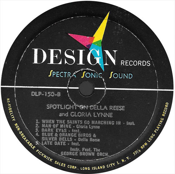 Della Reese & Gloria Lynne Featuring The George Brown Orchestra : Spotlight On Della Reese & Gloria Lynne (LP, Comp, Mono)