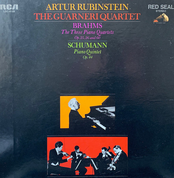 Artur Rubinstein* • The Guarneri Quartet*, Brahms*, Schumann* : The Three Piano Quartets (Op. 25, 26 And 60) • Piano Quintet (Op. 44) (3xLP + Box)
