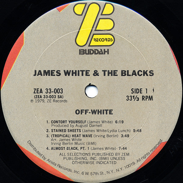James White & The Blacks : Off White (LP, Album)