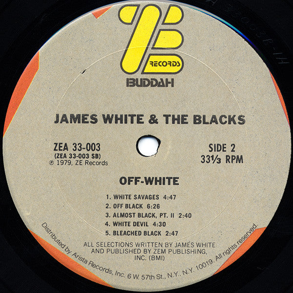 James White & The Blacks : Off White (LP, Album)