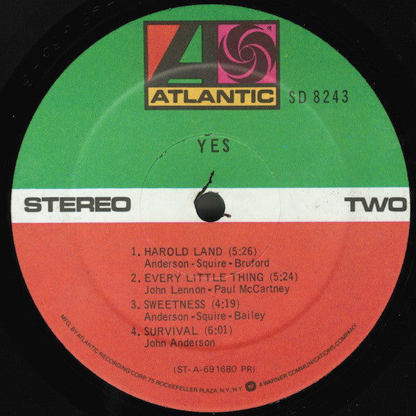 Yes : Yes (LP, Album, RE, Pre)