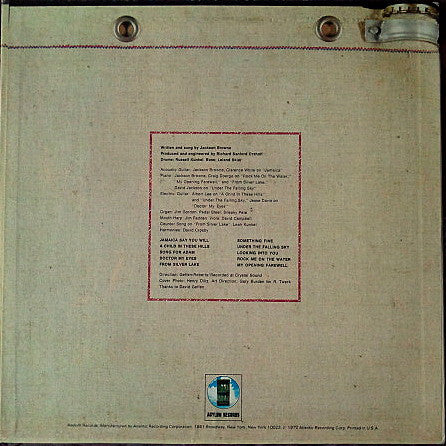 Jackson Browne : Jackson Browne (LP, Album, RE, SP )