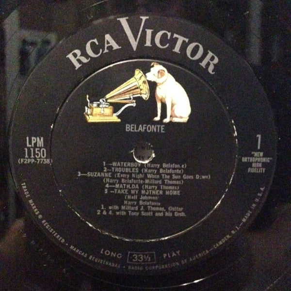 Harry Belafonte : Belafonte (LP, Album, Mono, Hol)
