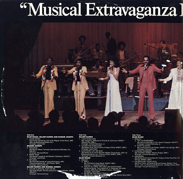 Blue Magic, Major Harris, Margie Joseph : Live! (2xLP, Album, RI )