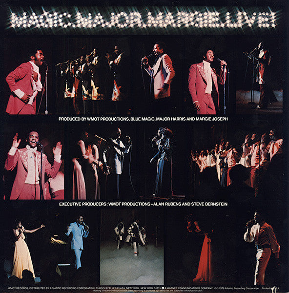Blue Magic, Major Harris, Margie Joseph : Live! (2xLP, Album, RI )