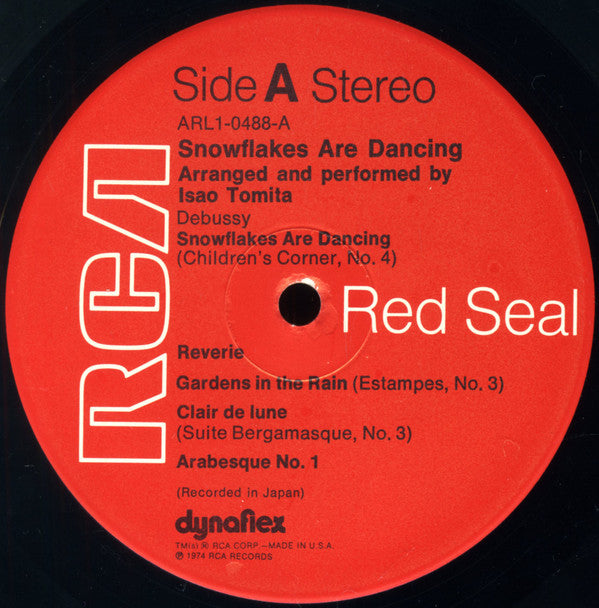 Tomita : Snowflakes Are Dancing (LP, Album, Ind)