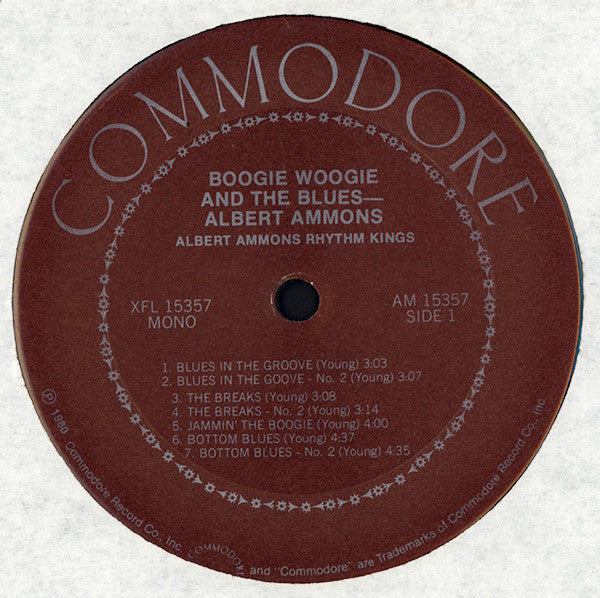 Albert Ammons, Albert Ammons Rhythm Kings* : Boogie Woogie And The Blues (LP, Comp, Mono)
