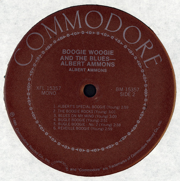 Albert Ammons, Albert Ammons Rhythm Kings* : Boogie Woogie And The Blues (LP, Comp, Mono)