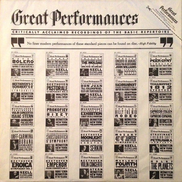 Various / Bernstein*, New York Philharmonic : Romantic Favorites For Strings (LP, Comp, RM)