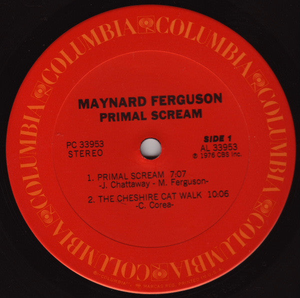 Maynard Ferguson : Primal Scream (LP, Album, RE, Car)
