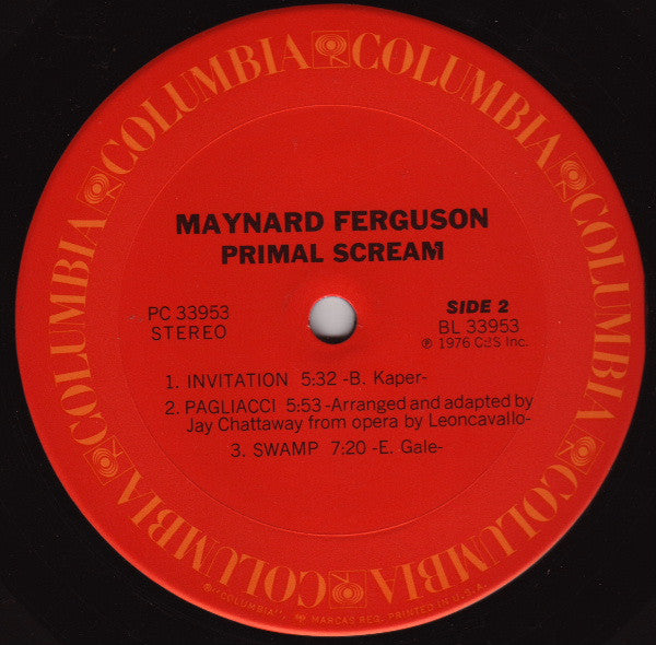 Maynard Ferguson : Primal Scream (LP, Album, RE, Car)
