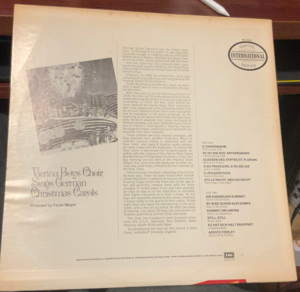 Vienna Boys Choir* : Sings German Christmas Carols (LP, Album)