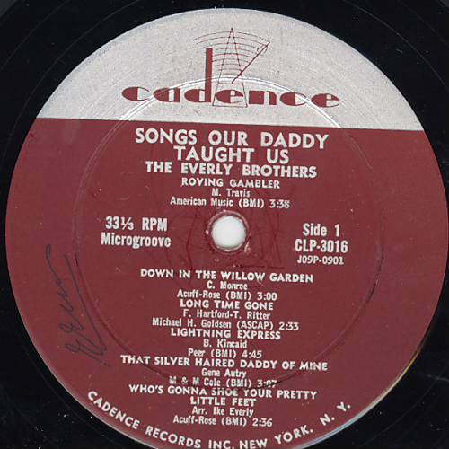 The Everly Brothers* : Songs Our Daddy Taught Us (LP, Album, Mono, Mon)