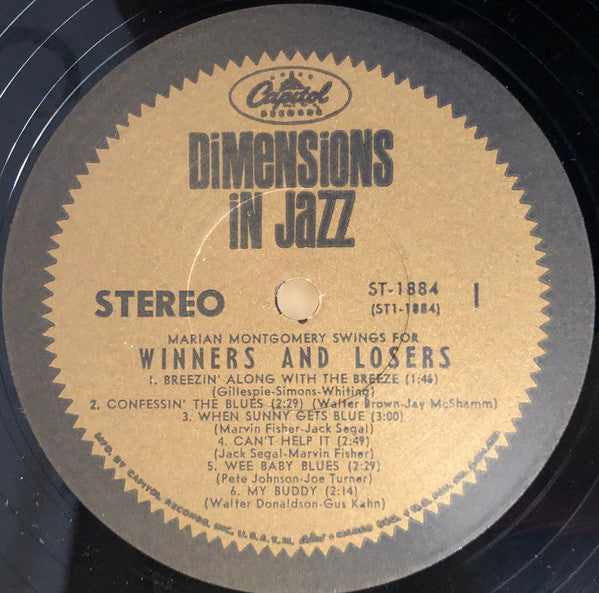 Marian Montgomery : Swings For Winners And Losers (LP, Album)