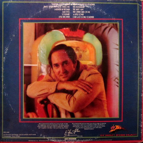 Neil Sedaka : Sedaka's Back (LP, Album, Comp, Club)
