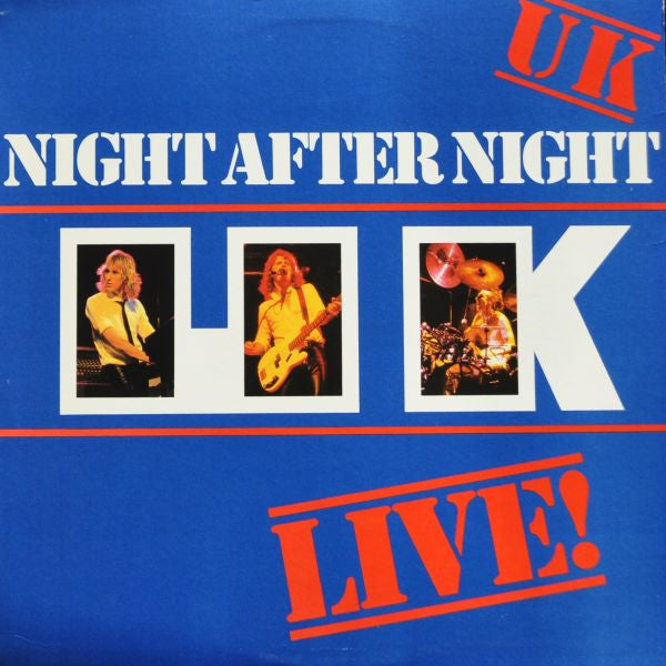 UK (3) : Night After Night (LP, Album, Kee)