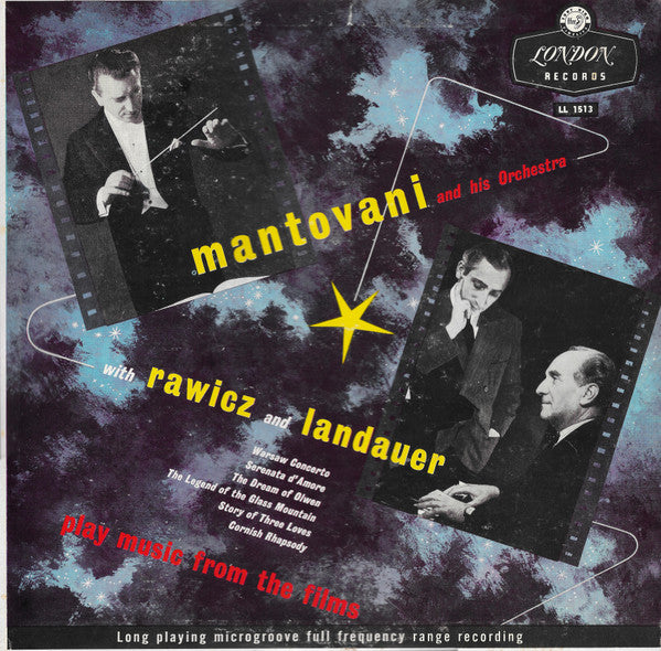 Mantovani And His Orchestra With Rawicz & Landauer : Music From The Films (LP, Album)