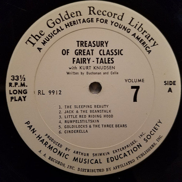 Kurt Knudsen : Treasury Of Great Classic Fairy-Tales: Volume 7 (LP)