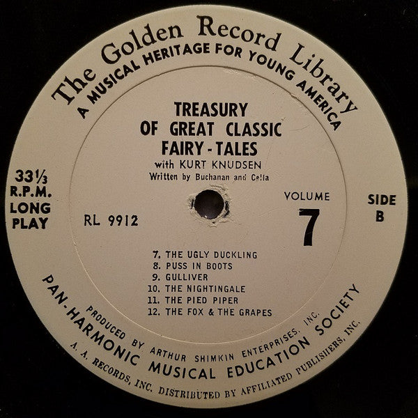 Kurt Knudsen : Treasury Of Great Classic Fairy-Tales: Volume 7 (LP)