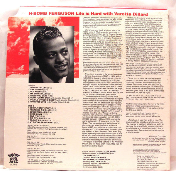 H-Bomb Ferguson With Varetta Dillard : Life Is Hard (LP, Comp)