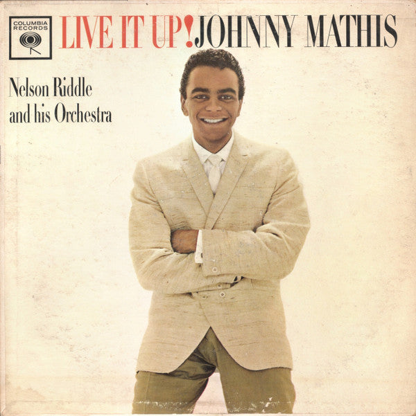 Johnny Mathis : Live It Up! (LP, Album, Mono, Pit)
