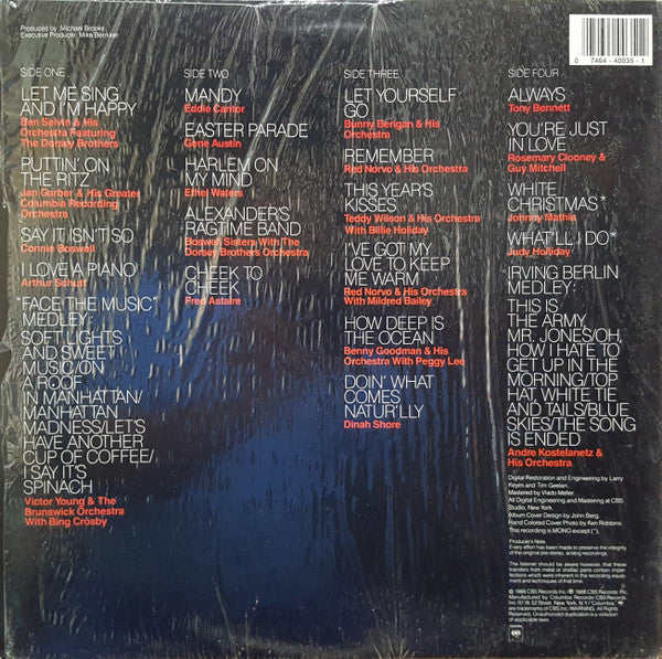 Various : Irving Berlin: A Hundred Years (2xLP, Comp, Mono)