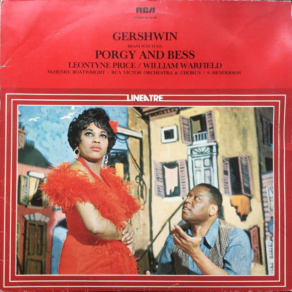 Gershwin*, Leontyne Price, William Warfield, McHenry Boatwright, RCA Victor Orchestra & Chorus*, S. Henderson* : Gershwin Brani Scelti Da Porgy And Bess (LP, Album, RE)