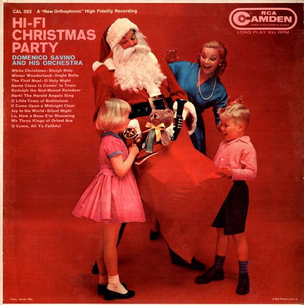 Domenico Savino And His Orchestra : Hi-Fi Christmas Party (LP, Mono, RE)