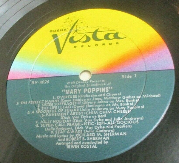 Various : Mary Poppins (Original Cast Soundtrack) (LP, Album, Mono, Roc)