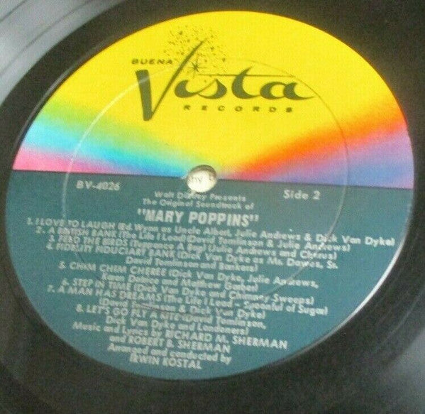 Various : Mary Poppins (Original Cast Soundtrack) (LP, Album, Mono, Roc)