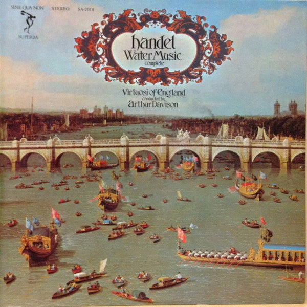 Handel* –  Virtuosi Of England*, Arthur Davison : Water Music (Complete) (LP)
