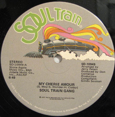 Soul Train Gang (2) : My Cherie Amour (12")