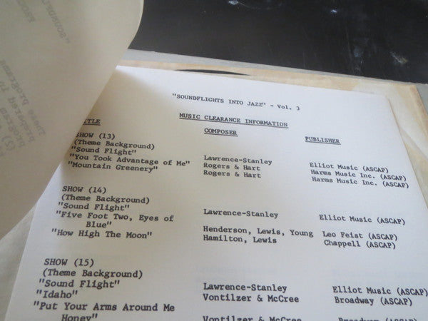 Air Force Reserve* : Soundflights Into Jazz Volume Three (LP)