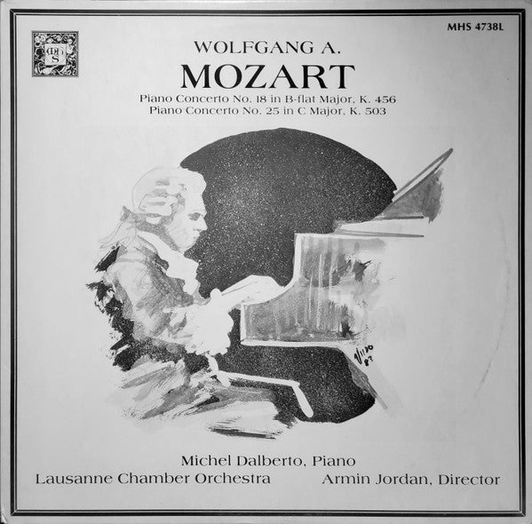 Wolfgang A. Mozart*, Michel Dalberto, Lausanne Chamber Orchestra*, Armin Jordan : Piano Concerti Nos. 18 And 25 (LP, RP)