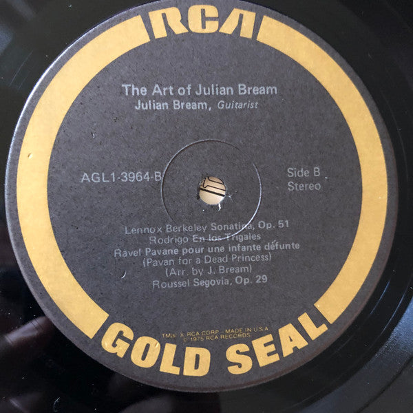 Julian Bream : The Art Of Julian Bream (LP, Album)